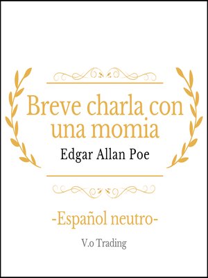 cover image of Breve charla con una momia